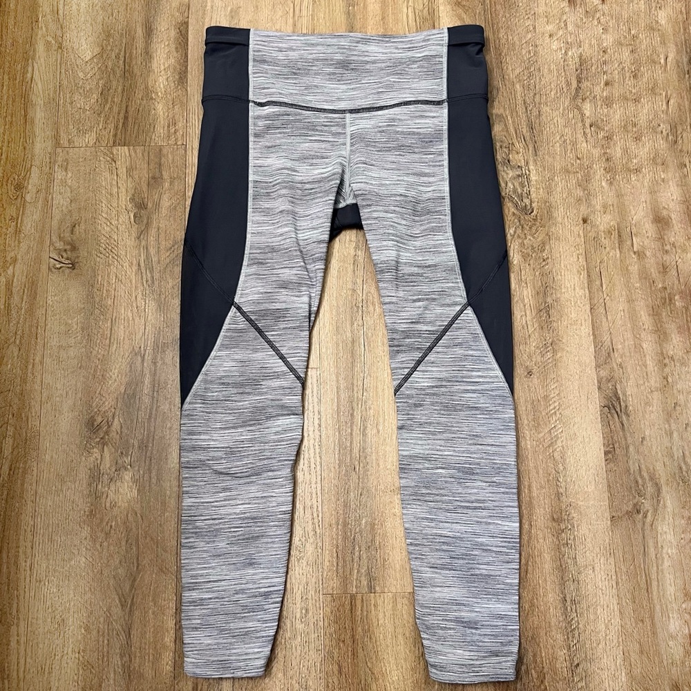 Lululemon Run With The‎ Sun Tights Black Grey - Picture 1 of 12